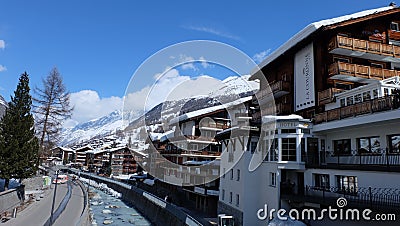 Zermatt, Switzerland Editorial Stock Photo